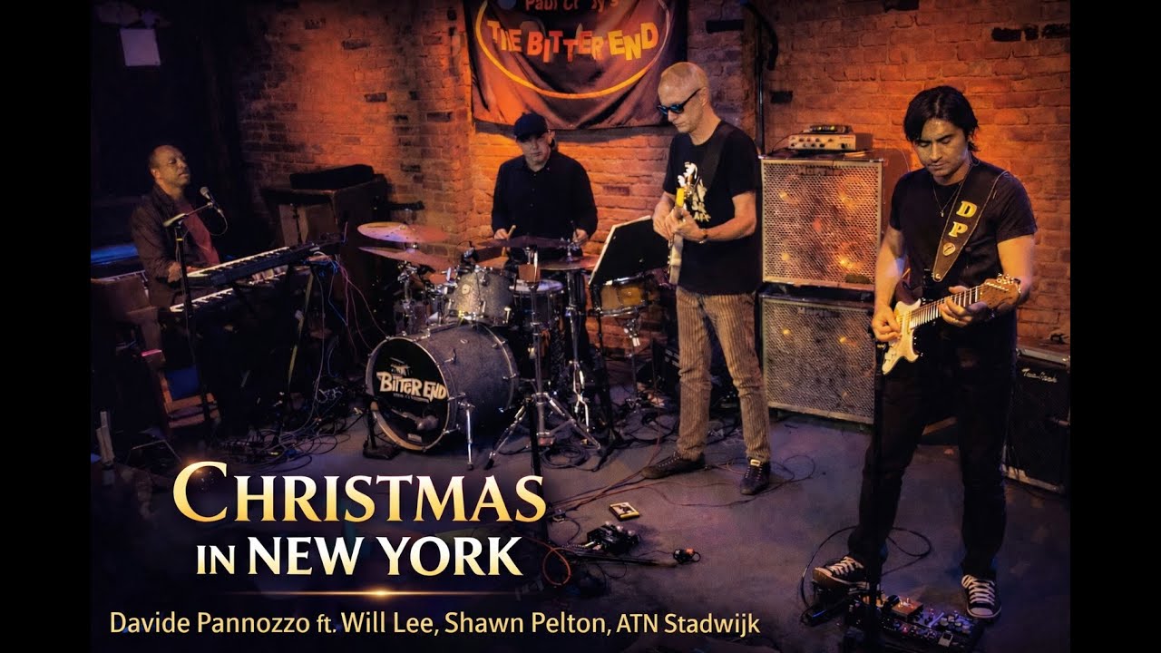 Christmas in New York (Live) – Davide Pannozzo ft. Will Lee, Shawn Pelton, Etienne Stadwijk | NYC