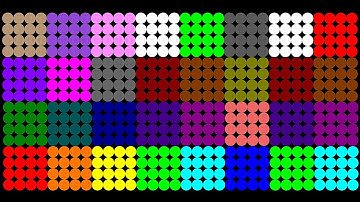 The Team 24 Colors Marble Race in Algodoo