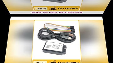 USB Logic Analyzer 24M 8CH Microcontroller ARM FPGA Debug Tool 8 Channels Can Gather at the Same Tim