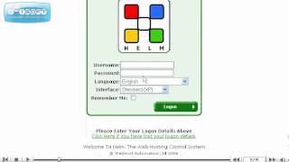 BMChosting Helm password reminder tutorial