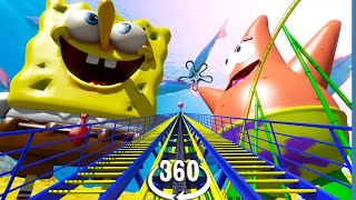 : VR 360 SpongeBob Square Pants Roller Coaster Video