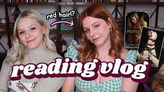 READING VLOG ✨ romance books & becoming a redhead