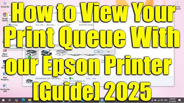 How to View Your Print Queue With Your Epson Printer [Guide] 2025 | Technology Cambodia TV