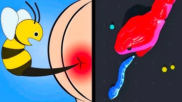 Help Me Tricky Story vs Snake Clash - All Levels Gameplay (Android,iOS) Part 7