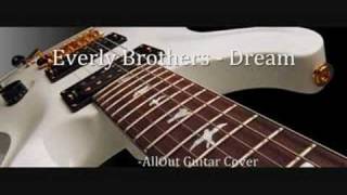 Video thumbnail of "Everly Brothers - All I have to do Is dream instrumental - Guitar Cover"