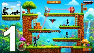 Stickman Strike: Shooter Games - Gameplay Walkthrough Part 1 - Stickman Shooter (iOS, Android) screenshot 3