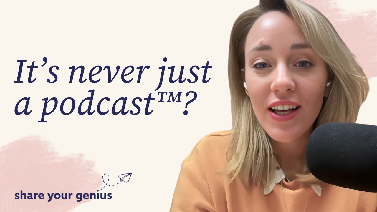 What does it's never just a podcast™ mean?