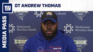 Andrew Thomas on Playing in the Biggest Games of His Career | New York Giants