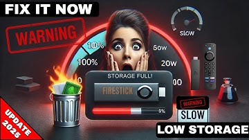 Hoe je de FIRE STICK-opslag leegmaakt en repareert die vol is!