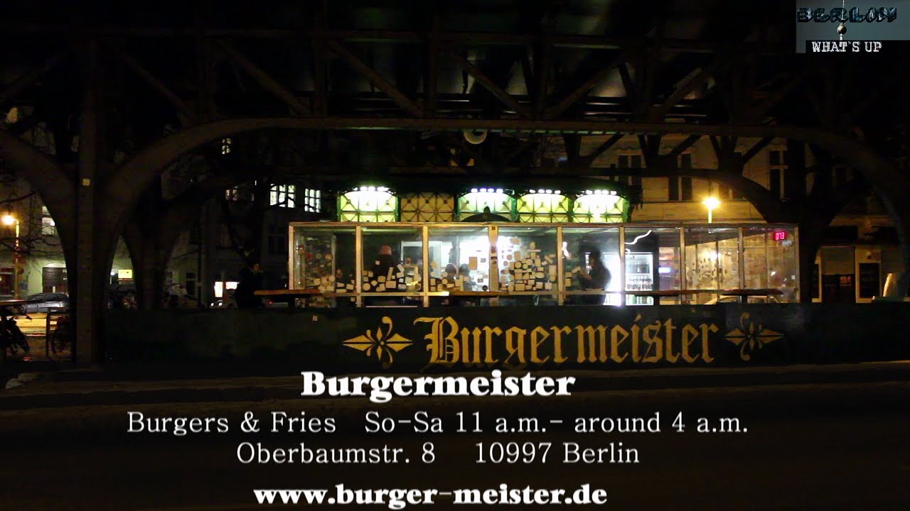 Burgermeister / videoscoutit YouTube