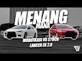 KETEMU LANCER EX 2.0 MODIFIKASI LANGSUNG AJAK BATTLE, MODIFIKASI VS STOCK CAR | BATTLE OF THE DAY 1