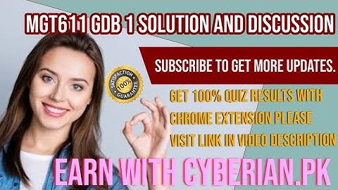 MGT611 GDB1 SOLUTION AND DISCUSSION SPRING 2020