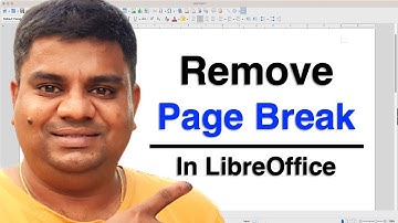 How to Remove Page Break in LibreOffice
