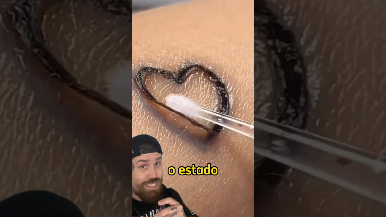 TATUAGEM SAINDO DA PELE?😳 #tattoo #tatuagem