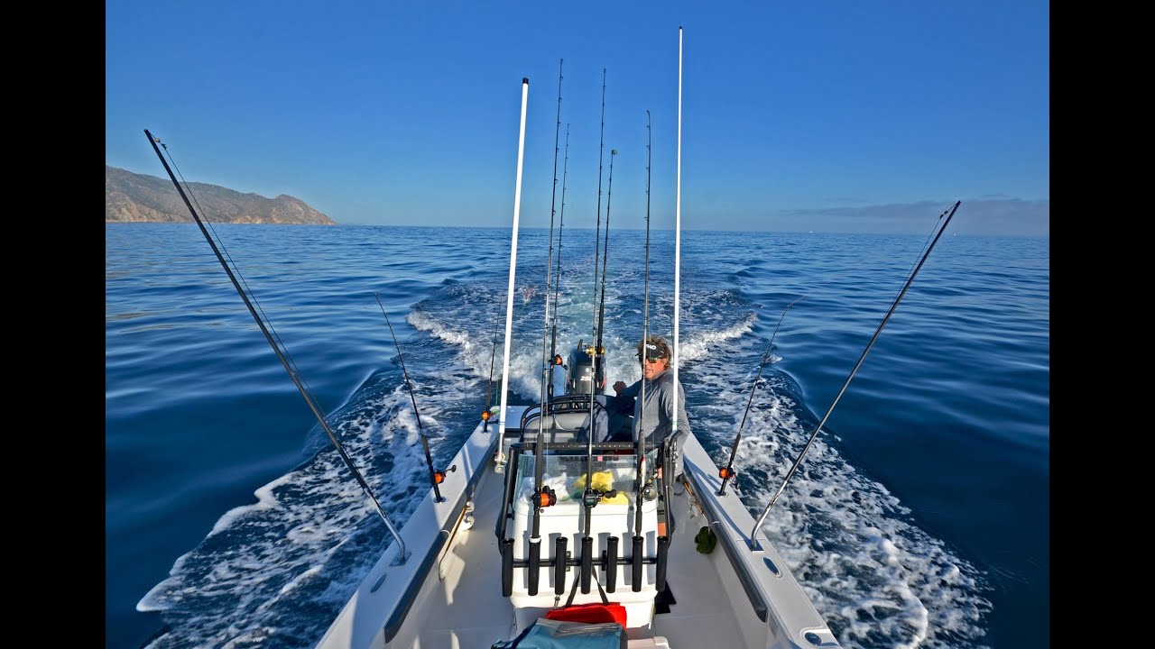 Small Boat Trolling Setup, Trolling for Tuna