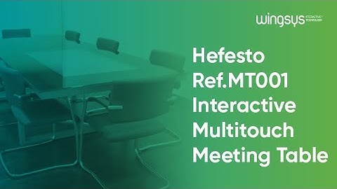 Hefesto Ref.MT001 Interactive Multitouch Meeting Table