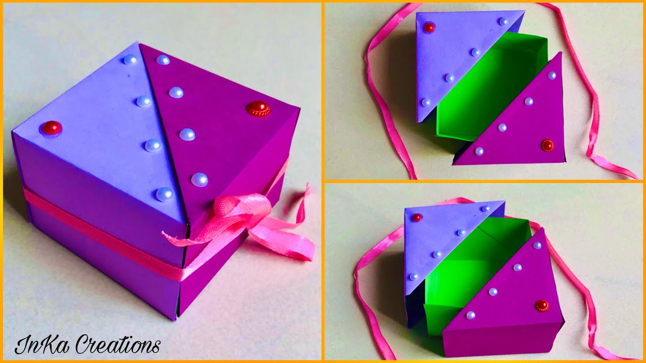DIY Gift Box | How to make gift box | Handmade gift box - YouTube