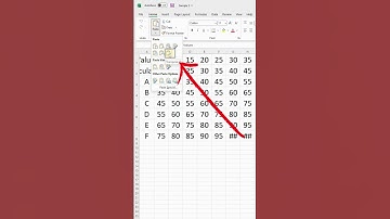 Excel Tutorial: How do I switch the columns and rows around? How do I transpose my data? #shorts