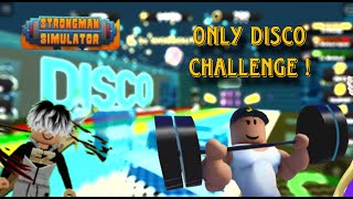 500k strenght at Disco area only!Strongman simulator