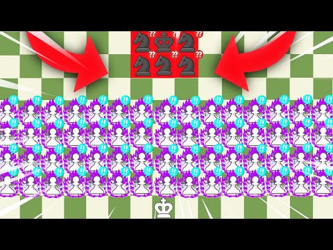 50 LEGENDARY PAWNS VS 5 LEGENDARY KNIGHTS | Chess Memes #7
