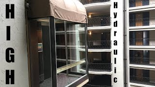 4 Scenic Westinghouse HIGH Hydraulic Elevators @ The Hyatt - Green Bay, WI