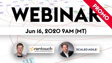 Promotion of Webinar with Scaled Agile, Inc. – June 16, 2020