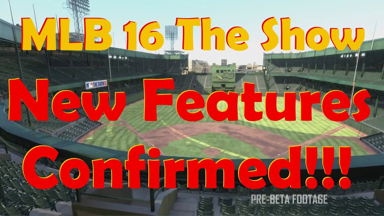 MLB The Show 16, New Features Confirmed!!!