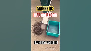 Simple Yet Effective Technology! Magnetic Nail Collector
