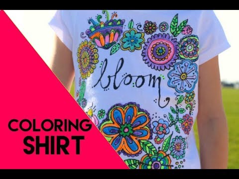 How to paint on fabric without fabric paint! - A girl and a glue gun