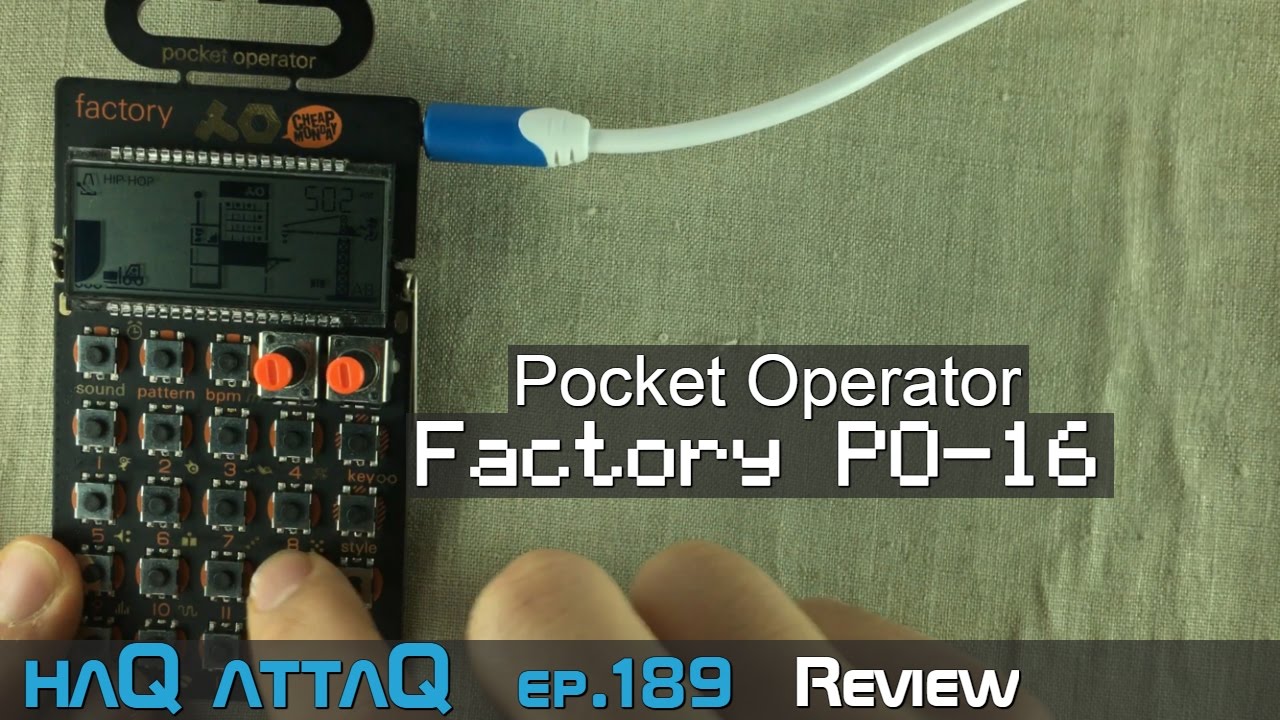 Pocket Operator PO 16 Factory │ Review - haQ attaQ 189