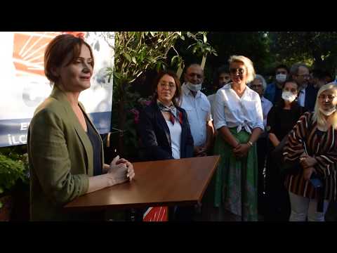 Canan Kaftancıoğlu'nun CHP Eyüpsultan İlçesi  KSK  resim yarışması ödül töreninde ki konuşması