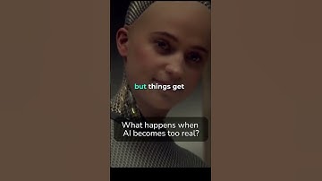 The Dark Side of AI : Ex Machina in 36 Seconds  #movierecaps #movie #thrillermovierecap