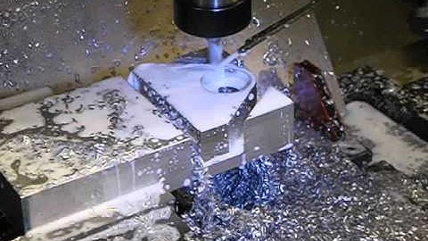 9x20 Lathe CNC conversion parts for z axis being milled 2