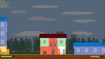 Parallax scrolling background - Through the Dead City