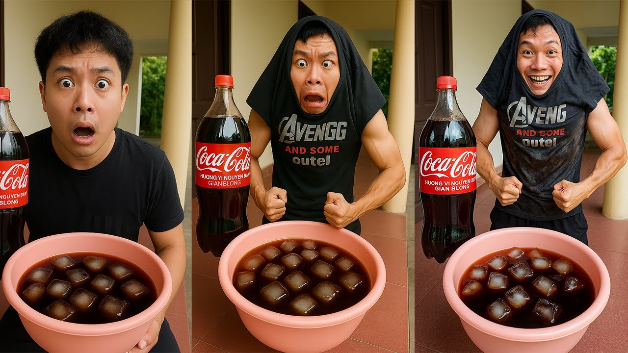 VVL | Mặc Áo Đẫm 1L Coca – Cảm Giác Khiến Tôi Sốc! | Coke Shirt Test