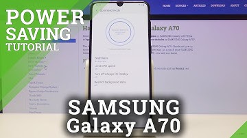 How to Enable Power Saving Mode in SAMSUNG Galaxy A70 - Extend Battery Life