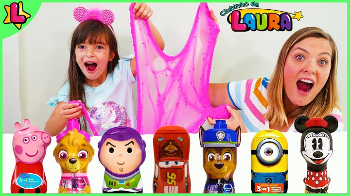 Laurinha Pretend Play Mixing Slimes & Fun Slime Ch...