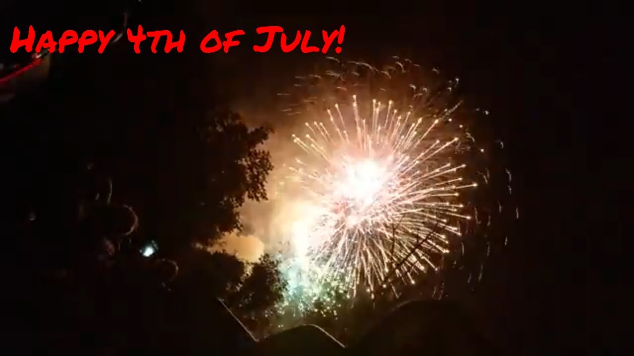 Ingham County Fireworks, Mason, Michigan, July 4, 2018 YouTube