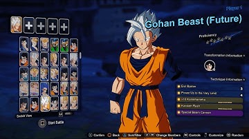 Dragon Ball Sparking Zero - Gohan Beast (Future) VS Android 17 & Android 18