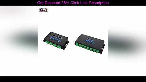 Best BC-204 BC-216 DC5V-24V Artnet Eternet to SPI/DMX pixel led light controller Output 4 channels