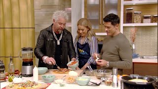 Guy Fieri Makes Quesadilla Birria “Pizza”