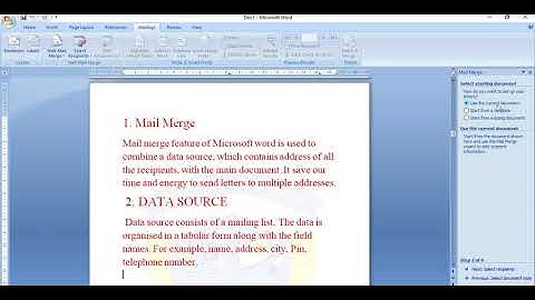 CLASS 6TH CH 4 USING MAIL MERGE