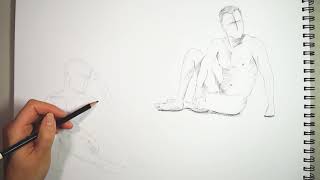 #15 How To Draw a Comic Male Sitting Pose #15 How To Draw a Comic Male Sitting Pose