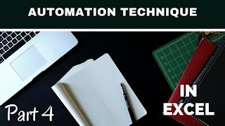 Automation technique in excel 2007 part ...
