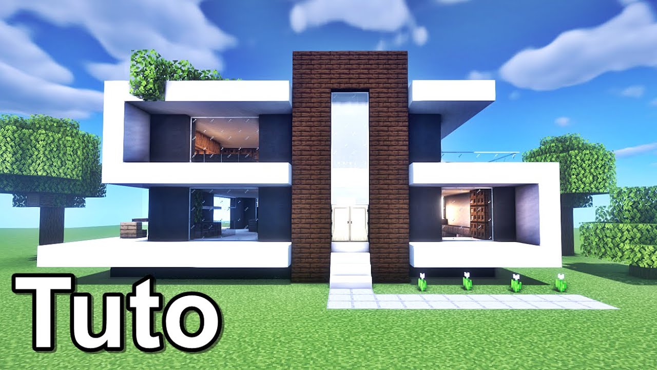 Minecraft Tuto Maison Ultra Moderne