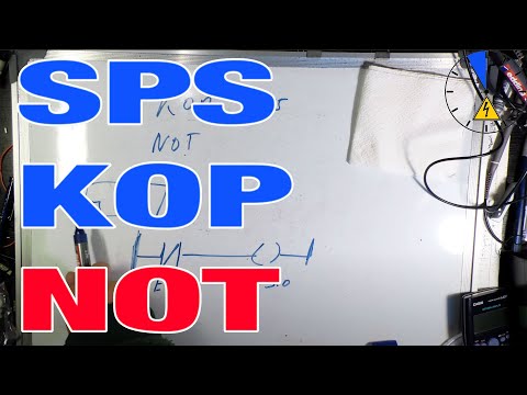 Kontaktplan KOP NOT Negation SPS programmieren