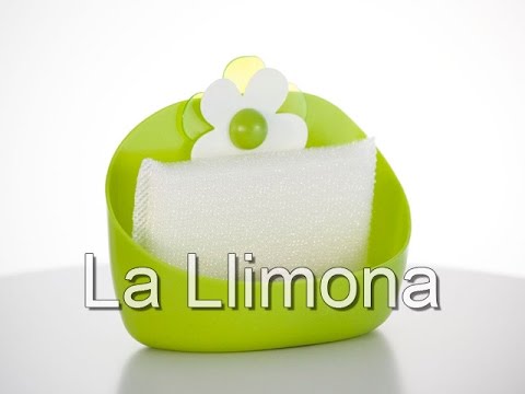 Hogar cocina - Porta esponja con ventosa verde - La Llimona 