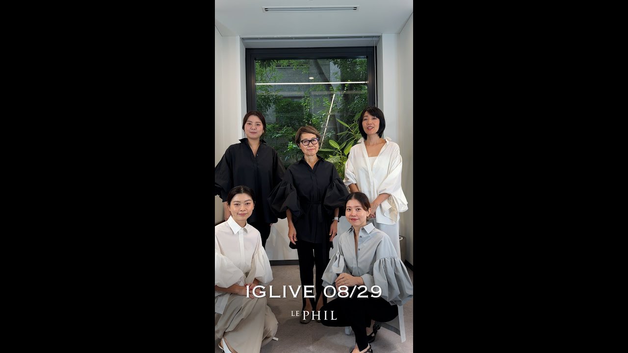 LE PHIL ネイビー チェック チュニック 大きいサイズ レディース チェック柄切替えチュニック cast