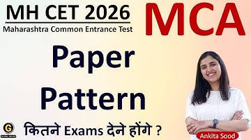 MAH MCA CET 2026 Paper Pattern | Detailed Syllabus Discussion | Masters in Computer Applications MH