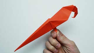 Comment faire un perroquet à partir de papier. Perroquet origami.